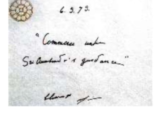 CUSAG blessing dated 6 March 1973